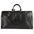 Keepall Bolsa de couro Louis Vuitton Epi 50 em Preto M42962  ref.1319436