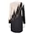 Emilio Pucci Black Nude Lace Embellished Zig-Zag Dress Silk Polyamide  ref.1319456