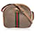 Gucci Vintage Beige Monogram Canvas Shoulder Bag with Stripes Cloth  ref.1319503