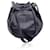Cartier Vintage Black Leather Drawstring Bucket Shoulder Bag  ref.1319509