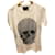 Philipp Plein Totenkopf-T-Shirt Weiß Baumwolle  ref.1319583