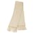 Hermès White Cashmere Scarf Wool Cloth  ref.1319591