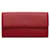 Carteira longa Louis Vuitton Red Epi Sarah Vermelho Couro  ref.1319614