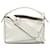 Loewe White Small Puzzle Satchel Leather Pony-style calfskin  ref.1319626