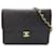 Chanel Black CC Quilted Lambskin Single Flap Leather  ref.1319631