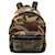 Saint Laurent Green Camouflage Studded Backpack Cloth Cloth  ref.1319647