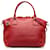 Bolso satchel tipo cúpula con dije GG convertible en rojo de Gucci Roja Cuero Becerro  ref.1319650