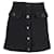 Self portrait Self-Portrait Buttoned Mini Skirt in Black Wool  ref.1319680