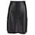Hugo Boss Knee Length Skirt in Black Leather  ref.1319688