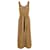 Zimmermann Crocheted Belted Midi Dress in Brown Cotton  ref.1319695