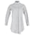 Thom Browne Mini-robe rayée en coton blanc  ref.1319698