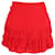 Valentino Garavani Ruffled Mini Skirt in Red Viscose Cellulose fibre  ref.1319719