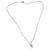 TIFFANY & CO. Drop Cord Necklace in Sterling Silver Silvery Metal  ref.1319737