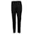 Pantalones Saint Laurent de rayas diplomáticas de lana negra Negro  ref.1319751