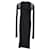 Dolce & Gabbana Robe moulante à manches transparentes en viscose noire Fibre de cellulose  ref.1319759