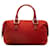 Gucci GG Canvas Boston Bag Canvas Handbag 113009 in Good condition Red Cloth  ref.1319798
