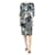 Erdem Black floral printed dress - size UK 12 Viscose  ref.1319837
