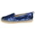 Jimmy Choo Alpercatas de lantejoulas azuis - tamanho UE 36.5 Azul Couro  ref.1319838