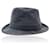 Hermès Sombrero Fedora de pana Azul marino Algodón Acetato  ref.1319866