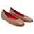 Hermès Sandálias de couro com bico redondo Marrom  ref.1319869