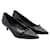 Hermès Tacco a punta in pelle nera con gattino Nero  ref.1319871
