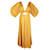 Autre Marque MARA HOFFMAN Robe flatteuse Leila moutarde Coton Jaune  ref.1319879