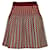 Prada Red Geometric Print Skirt Cotton Viscose Polyamide  ref.1319898