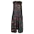 Pleats Please De color negro/ Vestido plisado con estampado colorido Multicolor Poliéster  ref.1319907