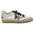 Golden Goose Ball Star Sneakers with Cracked Paint Detail White Leather  ref.1319923