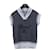 Chanel Maglione grigio con logo CC rilassato Cotone  ref.1319941