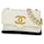 Timeless Chanel Matelassé White Leather  ref.1320035