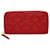 Louis Vuitton Zippy Geldbörse Rot Leder  ref.1320111