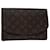 Louis Vuitton Monogram Pochette rabat 23 Bolsa de Embreagem M51931 LV Auth ti1586 Monograma Lona  ref.1320198