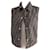 Fendi Monogram sleeveless jacket Brown Polyamide  ref.1320205