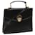Gianni Versace Sac à main en cuir 2façon Black Auth am5762 Noir  ref.1320243