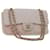 CHANEL Matelasse Chain Shoulder Bag Tweed Pink CC Auth 68939A Cloth  ref.1320340