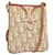 Christian Dior Trotter Romantic Shoulder Bag PVC Beige Auth 68980  ref.1320347