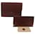 CARTIER Clutch Bag Leather 2Set Wine Red Auth bs12440  ref.1320383
