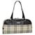 BURBERRY Nova Check Shoulder Bag Nylon Beige Auth 52504  ref.1320408