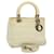 Christian Dior Lady Dior Canage Handtasche Nylon 2Weg Weiß Auth 54363  ref.1320412