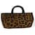 PRADA Leopard Shoulder Bag Harako leather Brown Auth bs9804  ref.1320416