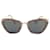 Miu Miu Gafas de sol doradas Dorado Metal  ref.1320425