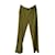 Pantalon en laine vert olive Miu Miu, FW1999  ref.1320531