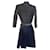 Prada Nylon & Corduroy Belted Dress, 1990S Cotton  ref.1320537