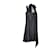 Roberto Cavalli Abito nero con corsetto e stola glitterata abbinata Cotone  ref.1320539