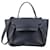 Céline CELINE Grained Calfskin Micro Belt Bag in Navy Blue Leather  ref.1320588