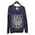 Suéter de Caxemira com o logotipo da Chanel e leão. Azul escuro Casimira  ref.1320804