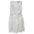 Vestido de bordado de abelha em ponto de diamante de esgrima da coleção primavera/verão 2017 da Christian Dior. Branco Algodão  ref.1320808
