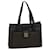 Céline CELINE Macadam Canvas Hand Bag PVC Black Auth 69608  ref.1320847