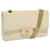 CHANEL Matelasse Chain Shoulder Bag cotton Cream CC Auth 69547A  ref.1320854